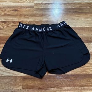 Medium black Under Armour athletic shorts